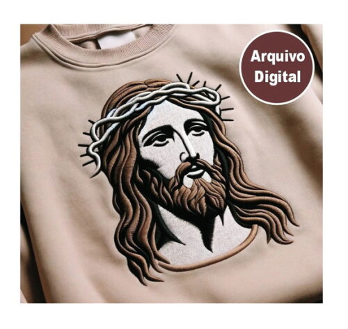 Matriz Bordado Rosto de Jesus