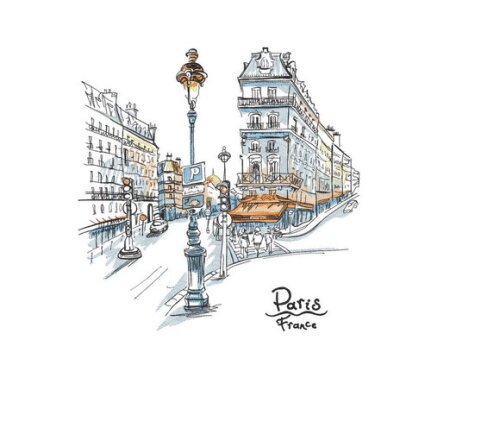 Matriz Bordado Rua de Paris