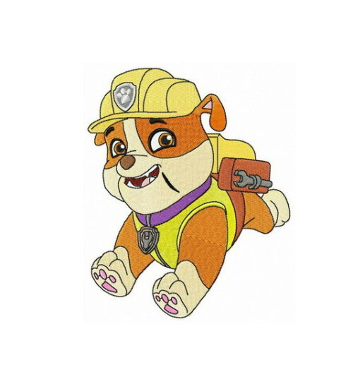 Matriz Bordado Rubble Runs Patrol - Arquivo Digital