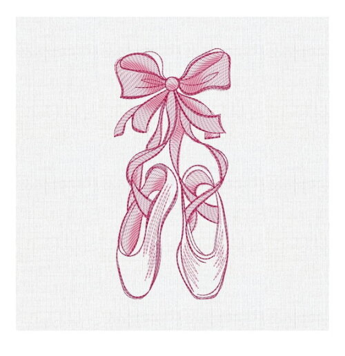 Matriz Bordado Sapatos de Bale - Ballet