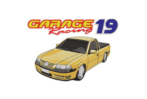 Matriz Bordado Saveiro Garage Racing