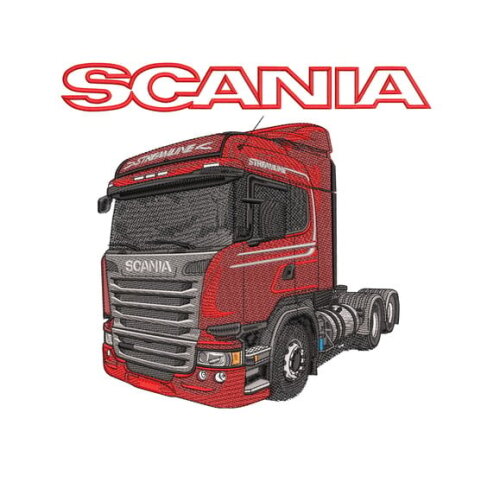 Matriz Bordado Scania Caminhão