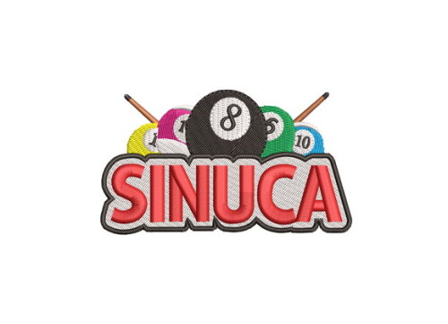Matriz Bordado Sinuca