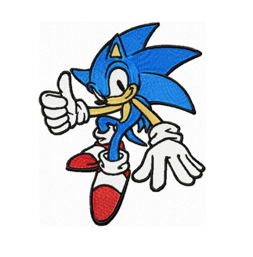 Matriz Bordado Sonic 2