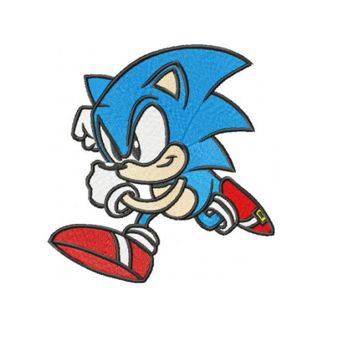 Matriz Bordado Sonic 1