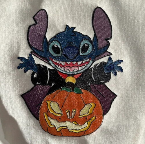 Matriz Bordado Stitch Haloween