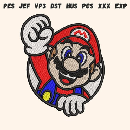 Matriz Bordado Super Mario Bros