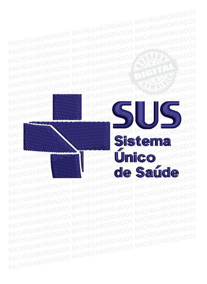 Matriz Bordado Sus - Sistema Único de Saúde