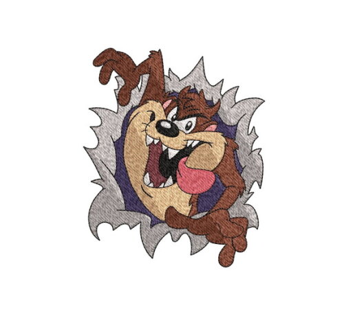 Matriz Bordado Taz Mania