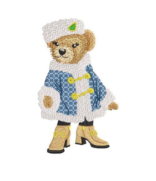 Matriz Bordado Teddy Bear Feminino