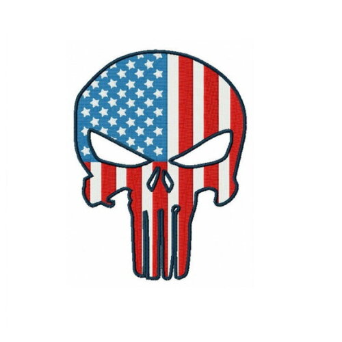 Matriz Bordado The Punisher Usa