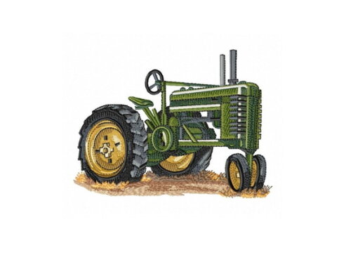 Matriz Bordado Trator Agrícola Grande