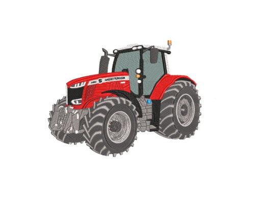 Matriz Bordado Trator Agrícola Massey Ferguson