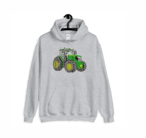 Matriz Bordado Trator Agrícola Verde 3