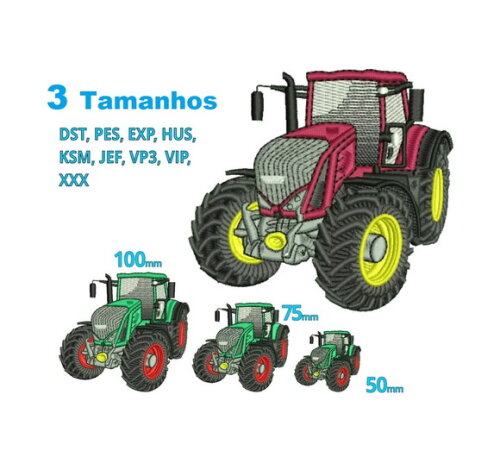 Matriz Bordado Trator de Agricultura
