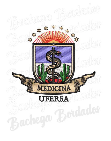 Matriz Bordado Ufersa - Medicina