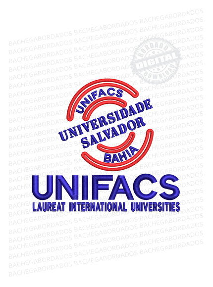 Matriz Bordado Unifacs - Universidade Salvador Bahia