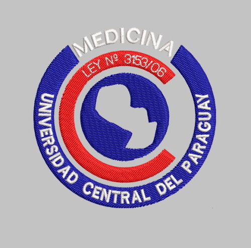Matriz Bordado Universidad Central Del Paraguay Medicina