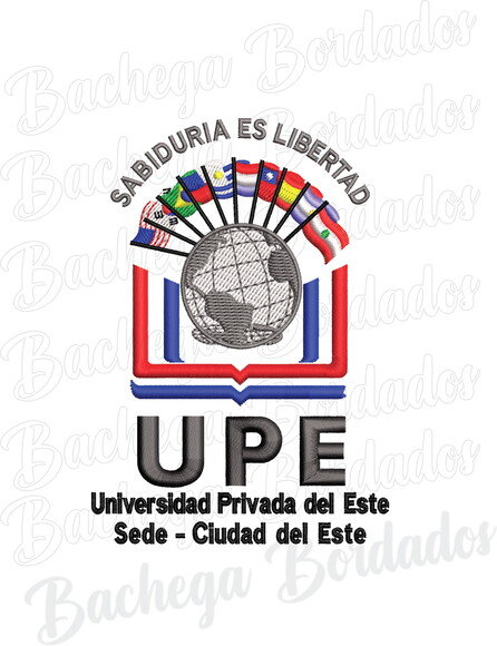 Matriz Bordado Upe - Universidade Privada Del Este
