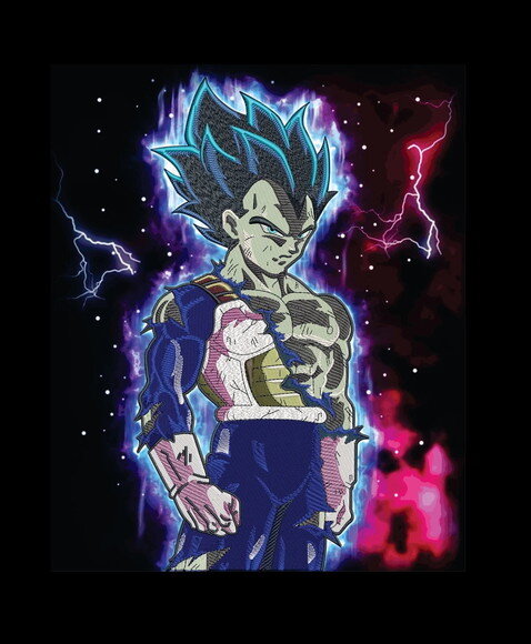 Matriz Bordado Vegeta Super