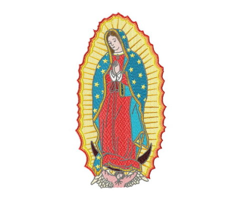 Matriz Bordado Virgem de Guadalupe