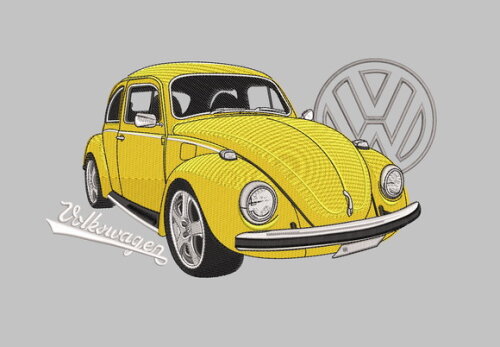 Matriz Bordado Volkswagen Fusca 2