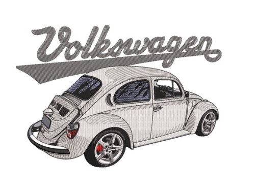 Matriz Bordado Volkswagen Fusca Sport
