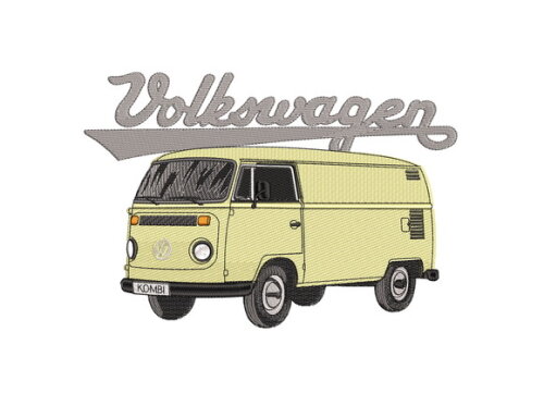 Matriz Bordado Volkswagen Kombi Furgão