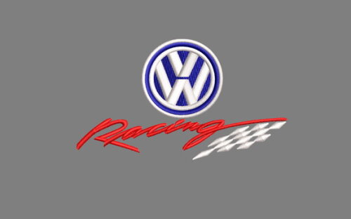 Matriz Bordado Volkswagen Racing