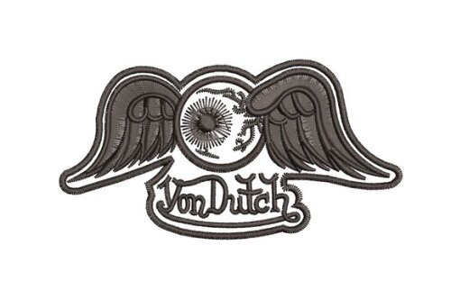 Matriz Bordado Von Dutch Logo 3