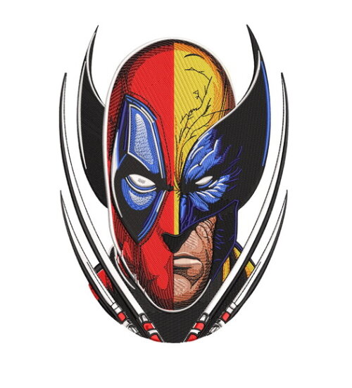 Matriz Bordado Wolverine e Deadpool