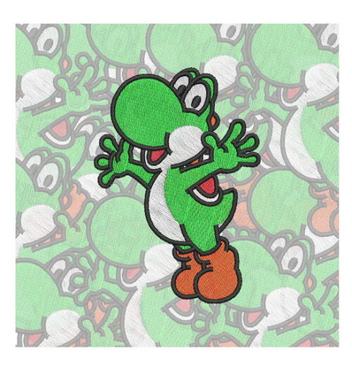 Matriz Bordado Yoshi Mario
