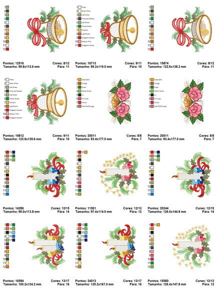 Matriz Bordados Natal Natalino
