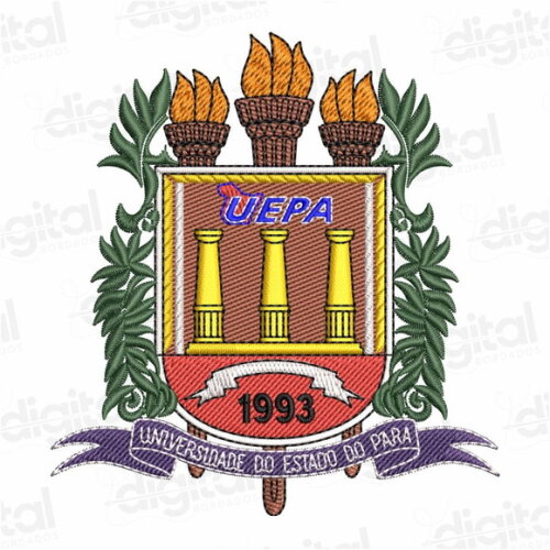 Matriz de Bordado Brasão Uepa