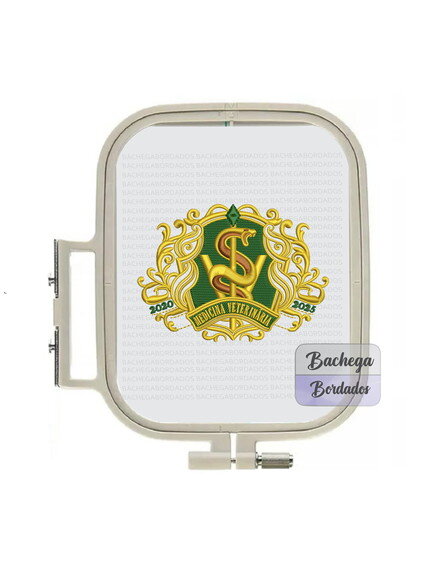 Matriz de Bordado Brasão Medicina Veterinária