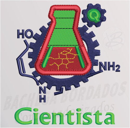 Matriz de Bordado Cientista