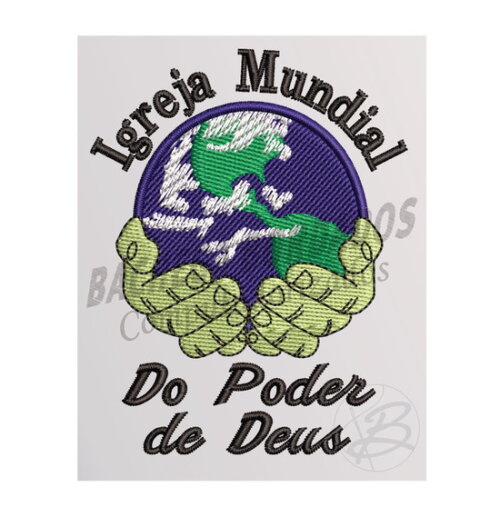 Matriz de Bordado Igreja Mundial