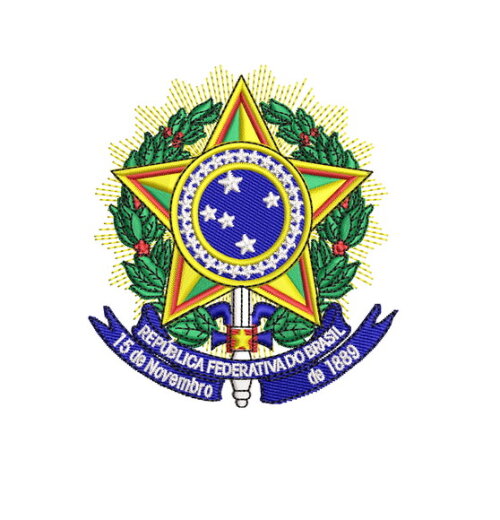 Matriz de Bordado República Federativa Brasil