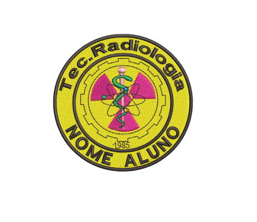 Matriz de Bordado Tec Radiologia (Com Nome do Aluno)