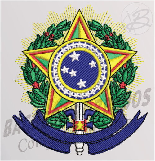 Matriz de Bordado República Federativa do Brasil