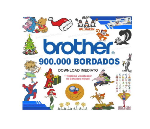 Mega Pacote de Bordados com 900 Mil Matrizes em Formato Pes