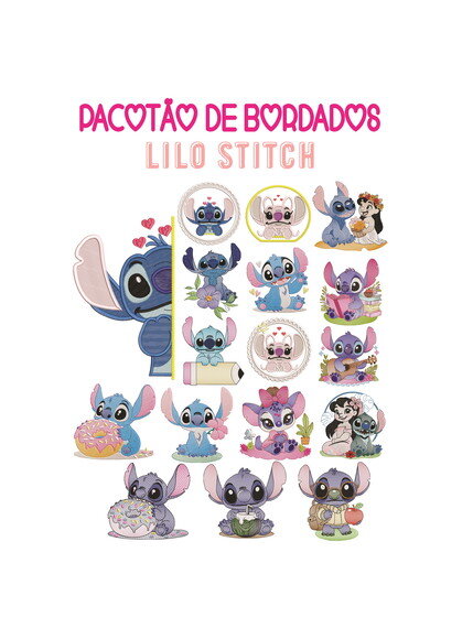 Pacotão de Matrizes Lilo Stitch Variados