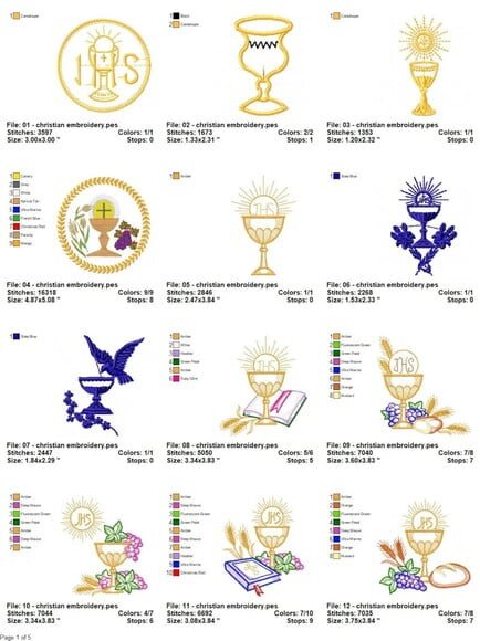 Pacote 54 Matrizes Religiosas, Bíblicas e Cristã