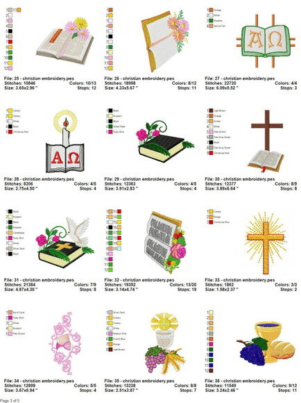 Pacote 54 Matrizes Religiosas, Bíblicas e Cristã