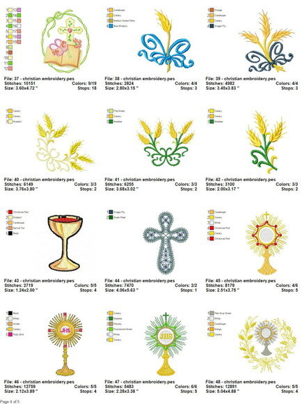 Pacote 54 Matrizes Religiosas, Bíblicas e Cristã