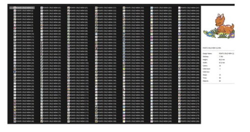 Pacote com 1000 Matrizes em Ponto Cruz - Formato Pes