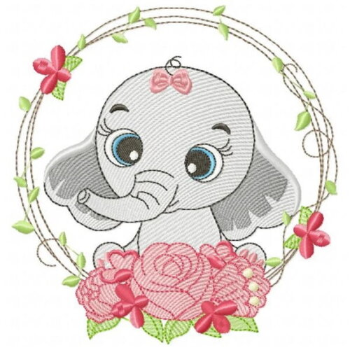 Pacote de Matrizes de Bordado Animais Infantis