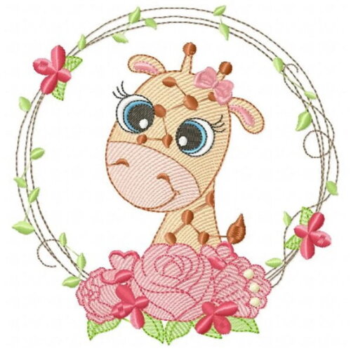 Pacote de Matrizes de Bordado Animais Infantis
