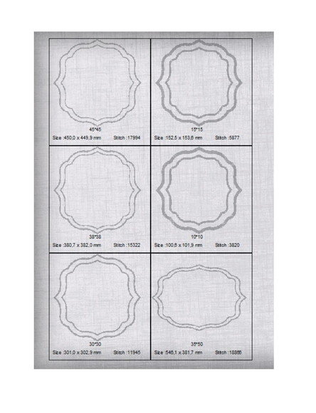 Pacote Matriz Bordado Supla Pano de Mesa 1