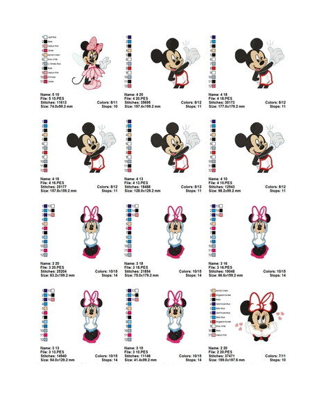 Pacote Matrizes Mickey Baby